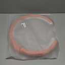 Mandark Car Steering Wheel Cover, Suede Sport Vehicle Steer Wheel Protector Fitting 15 Inch, Non-Slip Comfortable Automotive Interior Decoration Accessories, Universal for Most Cars (Pink)