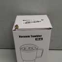 20 oz Tumbler with Handle and Lid, Stainless Steel Tumbler Insulated Travel Coffee Mug, Spill Proof Double Wall Vacuum Tumbler Cup Keep Drink Hot & Cold, White, 1 Pack