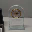 Happy Retirement Gifts for Women, Men, Personalized Exquisite Crystal Clock for Colleagues and Friends Party Decorations