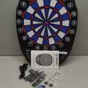 WIN.MAX Electronic Dart Board Soft Tip Dartboard Set LED Displays 3 Languages with 12 Darts 100 Tips Power Adapter