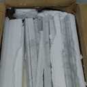 10 Pcs Carrara White Marble Chair Rail Trim Molding, 1.8x12 Inch Bullnose Edge for Bathroom Kitchen Shower Livingroom Walls, Polished