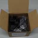 INFTYLE 4 PCS Adjustable Bed Risers 2 Inch, Black Chair Risers with Screw Clamp, Heavy Duty Sofa Tables Furniture Risers Fit for Square/Round Furniture Leg Diameters 0.8-1.6 inch, Supports 400 Lbs