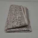 Area Rug 3x5Machine Washable Vintage Living Room Distressed Non Slip Carpet Traditional Indoor Bedroom Grey Retro Floral Accent Throw Large Rug for Office Kitchen Bathroom Dining Room