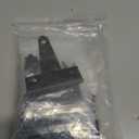 QCAA Steel Light T Hinge, 3" x2-5/16 x1.4mm, Elegant 2-Layered Frosted Matte Black, Powder Coated, 6 Pack