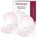 Momcozy Nipple Shield, Floral Contact Nipple Shield for Breastfeeding Moms with Flat or Inverted Nipples, Made Without BPA/BPS (2 Pairs, 17mm)