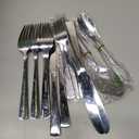Stapava 20 Piece Silverware Set, Food-Grade Stainless Steel Flatware Sets for 4 Mirror Polished Cutlery Utensil Sets Include Dinner Knives Spoons and Forks Set Dishwasher Safe for Home Restaurant
