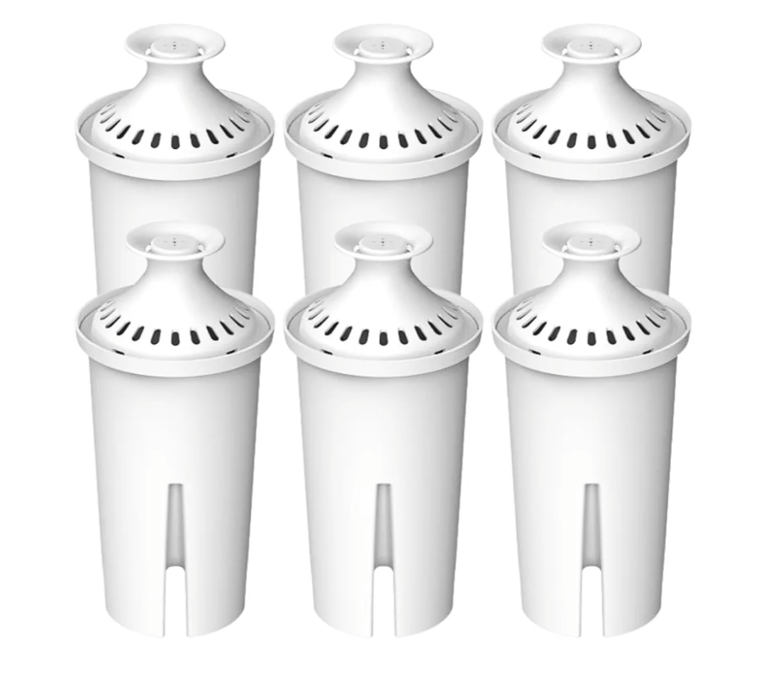 Water Filter Replacement for Brita® Pitchers & Dispensers, Classic OB03, Mavea® 107007, 35557 & More, NSF Certified Water Pitcher Filter, 1 Year Supply, Fits Brita & Mavea, 6 Count
