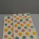 Holibeat Joyful Dot 20" x 12" Pillow Covers Decorative Throw Pillowcases Pink Blue Orange (Pack of 2)