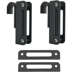 Telescope Hooks for Sliding Library Ladder,2 Packs,Fit Thickness 1-1/4 Ladder