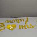 KatchOn, Gold Glitter Future Mr & Mrs Banner - 10 Feet, Pre-Strung, No DIY | Future Mr and Mrs Banner | Engagement Party Decorations | Bachelorette Party Decorations, Bridal Shower Decorations