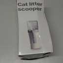 Cat Litter Scooper with Trash Container,Portable Litter Scoop Holder,Litter Scoop with Holder Provides 215 Garbage Bags,Scoop Litter Disposal System In One