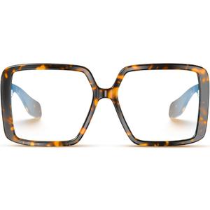 VISOONE Oversized TR90 Blue Light Blocking Glasses Fashion Accessories Non Prescription for Women Harvard