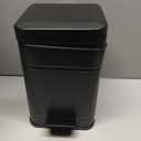 5L Dog Poop Trash Can with Lid for Outdoors，1.3 Gallon Trash Can with Activated Carbon Filter & Plastic Bags, Pet Waste Container，UP5L-BK-Fang