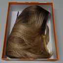 GORGIUS Blonde Bob Wig with Highlights Glueless Straight Short Synthetic Lace Front Wigs For Women Pre Cut Pre Plucked Side Part Hairline 12 Inch (#OT30)