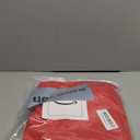 youleyar Solid Sheer Rod Pocket Curtain Voile Draperies 2 Panels White Beige Black Grey Coffee 52 Inch Width 84 Inch Long 1 Pair for Kitchen Bedroom Children Living Room Yard (Red,52W84L)