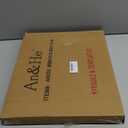 An&He 8.5x11 Picture Frame Set of 2, Brown Wood Grain Photo Frame for Wall Mounting or Tabletop Display