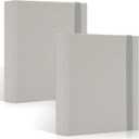 Vienrose Polaroid Photo Album Binding Cloth Photo Book for Instax Fuji 2 x3 Inch Photo Fits Fujifilm Mini 12 11 9 Snap PIC-300 52 Pockets 2 Pack, Grey