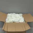 White Artificial Flower Wall Backdrop Panels 5ftx3.74ft White Fake Rose Wedding Backdrop 3D Floral Wall for Party Baby Shower Bridal Wedding Background Decor