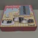 Keewah Round Mousse Cake Ring Set, 6/8/10/12 inch, 4 Piece, Stainless Steel