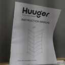 Huuger White Dresser with 5 Drawers & Charging Station, Tall Dresser for Bedroom, Tall Night Stand with PU Leather Finish, Open Shelf, Nightstand for Bedroom, Closet, Hallway, Entryway