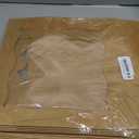 CHERRY 12"x12"x3" Brown Bakery Boxes with PVC Window for Pie and Cookies Boxes Large Natural Kraft Paper Box, Pack of 12