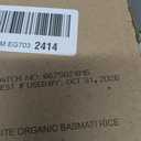 Tasty Bite Organic Basmati Rice, 8.8 Ounce, Pack of 12, Ready to Eat, Microwavable, Vegan, Gluten-Free