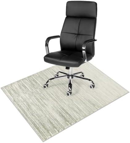 Anidaroel Ombre Desk Chair Mat for Hardwood Floor & Tile, 36"x48" Office Chair Mat for Hard Floors, Office Chair Rug for Rolling Chair, Low Pile Carpet Protector Mat for Home Office, Coffee