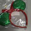 Mouse Ears Headbands Women Mice Ears Headhand Bows Shiny Glitter Birthday Party Themed Events (Tree)