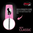 FLEXI New Classic Cord Retractable Dog Leash for Small Dogs up to 26 lbs. 16 ft., Pink | Tangle-Free Pet Walking Leash with One-Handed Brake, Pause, Lock|German Quality Product