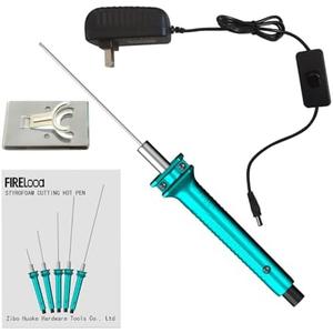 Hot Wire Pen, Electric Hot Wire Cutter Pen 10cm, Styrofoam Cutting Hot Pen Hot Wire Cutting Pen for Amateur DIY Heat Cutting Engraving Pen, Art Making, Foam Carving (blue, 100mm)