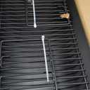Hiorucet 20 Inches Grill Ash Pan Drip Pan for Chargriller 5050, 5650, 5072, 2823, 2123, 2223 Charcoal Grills, Chargriller Model 200157 and Grate Hanger Model 200024 for Char-Griller Replacement Parts