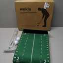 Wekin Indoor Putting Green Game Set, Golf Putting Game with Metal Putter & Golf Balls, Golf Putting Mat Training Aid for Backyard,Party,Office