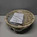 Gas One  14-inch Portable Barbecue Grill with 3-Point Locking Lid for Heat Preservation  Dual Venting System  Small Charcoal Grill for Backyard, Camping, Boat