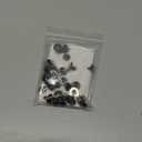LQ Industrial 15 Sets Chicago Screw Round Slotted Head Carbon Steel Binding Screws Rivet Book Binding DIY Leather Craft Assembly Bolt 1/4" Black