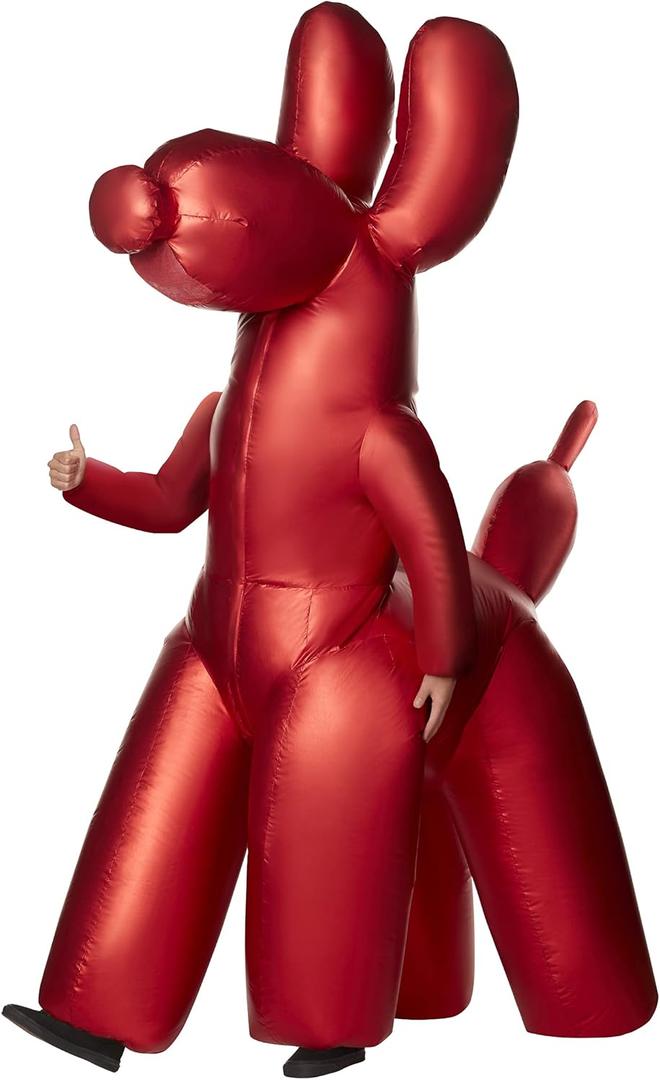 Spirit Halloween Red Balloon Animal Kids Inflatable Costume | Fan Operated Outfit | Funny Blow Up (One Size Fits Most)