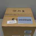 Brikey Clear Glass Pendant Light with Brass Gold Base, Clear Ceiling Light Hanging Lamp for Bedside Dining Table Kitchen Island (11.8 inch, Clear)