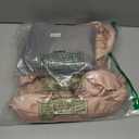 2 Pcs Blanket Compression Storage Bags, 21x17x24 Inch Double Zipper Comforter Storage Bag with Handle Ultra Space Saving Self Compression Organizers for Blankets Comforters (Pink/Gray)