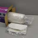 Pharmedoc Adjustable Shredded Memory Foam Bed Pillow - Perfect for Side Sleeper - Rectangular - Neck Support for Pain Relief - Queen Size - Extra Filling Pack