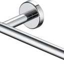 JQK Chrome Toilet Paper Holder, 5 Inch 304 Stainless Steel Thick 8mm Tissue Paper Dispenser for Bathroom, Hold Mega Rolls, Polished Chrome Wall Mount, TPH100-CH (Bar)