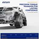 AISIN AFTERMARKET CVAHY-01077 Front Driver CV Axle Shaft Assembly - Compatible with Hyundai Sonata 2006-2010, Azera 2006-2011