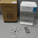 Portable Air Conditioners, 3 Speeds, 3 Mist Settings, 40oz XL Water Tank, 2~8h Timer & 7-color Ambient Lights, Air Conditioner Portable, Personal Small Mini Air Conditioner Air Cooler for Room Bedroom