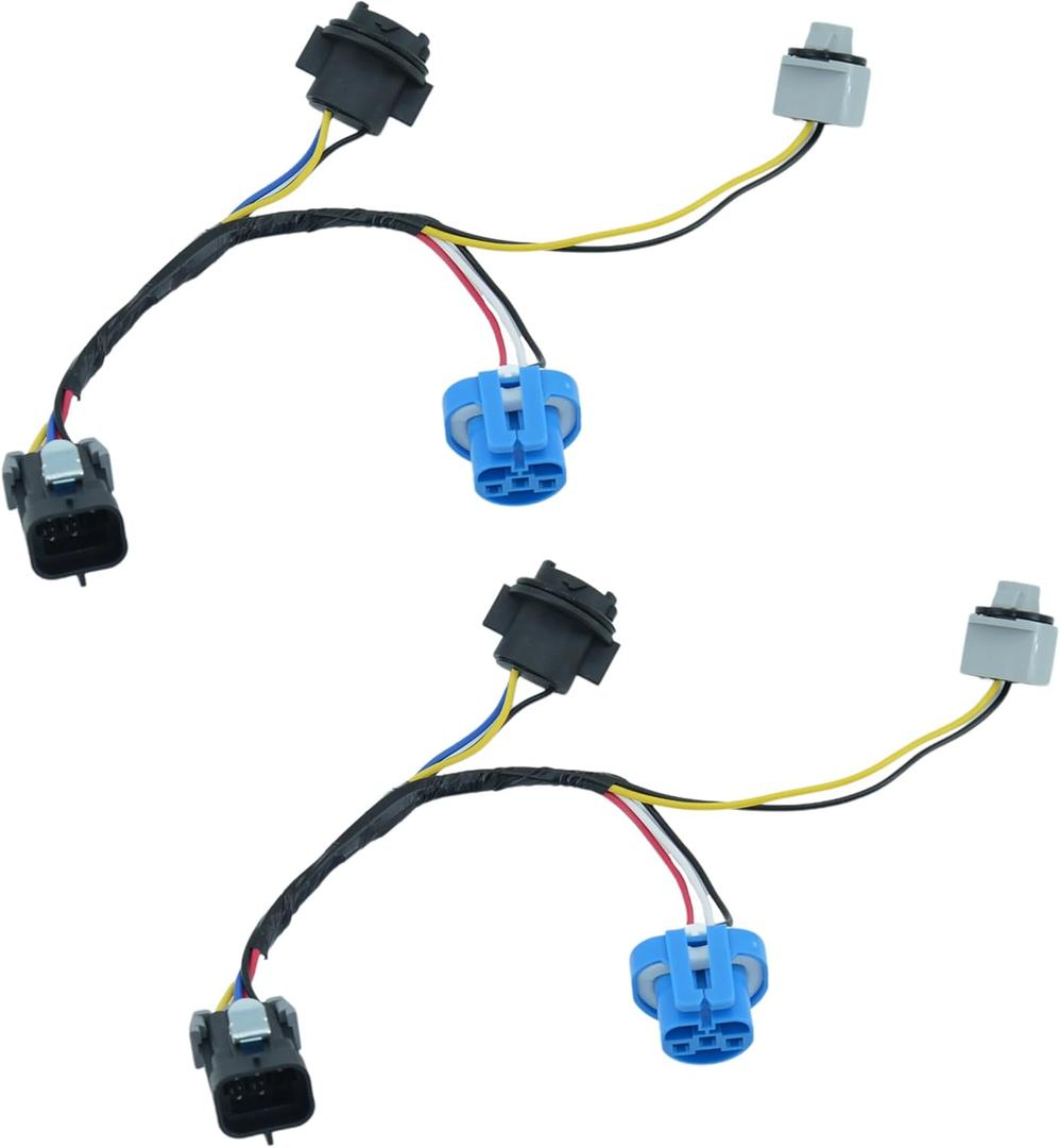 2pcs Headlight Wiring Harness Headlamp Connector Replace 22740620 645-205 Compatible with 2005-08 Chevy Cobalt, 07-09 Pontiac G5, 05-06 Pursuit