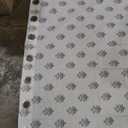 Sheer Curtains 52 x 96 in 2 Panels Set for Sliding Glass Doors,Dusty Baby Blue Linen Floral Country Leaf Curtains for Bedroom Living Room Livingroom