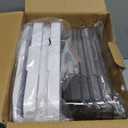 Delamu 2-Tier Multi-Purpose Bathroom Under Sink Organizers and Storage, Stackable Kitchen Pantry Organization, Pull Out Medicine Cabinet Organizer with Movable Dividers, White, 2 Pack