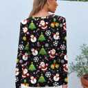 AUTOMET Womens Basic Long Sleeve Crewneck, Plus Size Winter & Spring Top, Casual Fall Tee for Teacher & Everyday Outfits (Black, S)