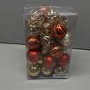 Christmas Ball Ornaments, 30 pcs 2.36" Shatterproof Baubles Set Red and Gold for Xmas Tree Decorations, Hanging Ornaments for Wedding Party