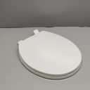 WSSROGY Round Toilet Seat with Lid, Slow Close Seat and Cover, Including Two Sets of Parts, Fit All Standard Round Toilet, Quiet Close, Plastic, White