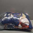 Twin Comforter Set for Boys-5 Pieces Sports Ball Games Glow in The Dark Twin Bedding Sets for Kids, Ultra Soft Bed in A Bag with Sheets