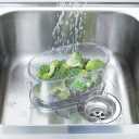 PrepSolutions Fresh Fruit & Vegetable Keeper, Green Airtight Container with Vent for Prolonged Freshness