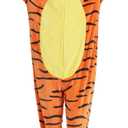 Yemnut Snug Fit Adult Unisex Onesie Cosplay Costume，One Piece Pajama Halloween Homewear Suit for Women and Men (X-Large, Tigger)